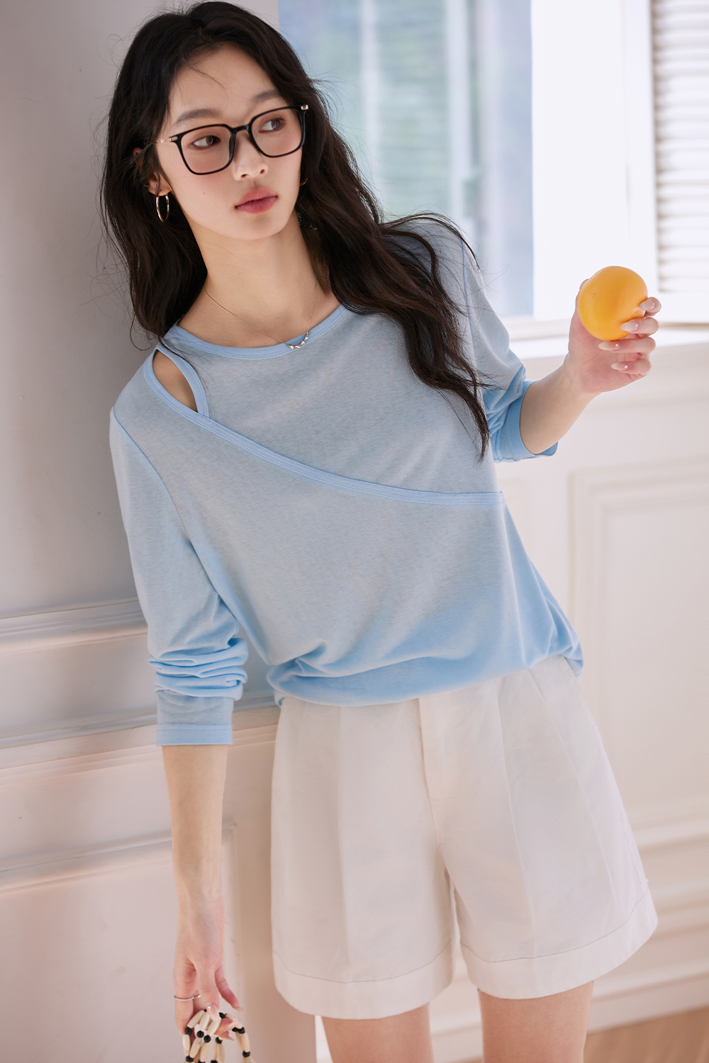 Creative Diagonal Casual T-Shirt