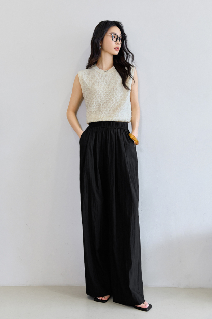 Loose Casual Wide-Leg Pants