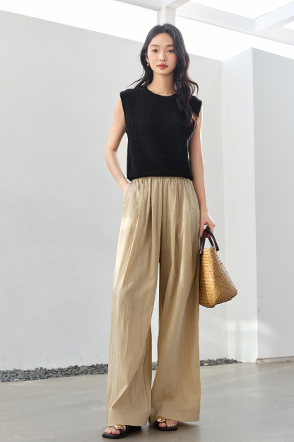 Loose Casual Wide-Leg Pants