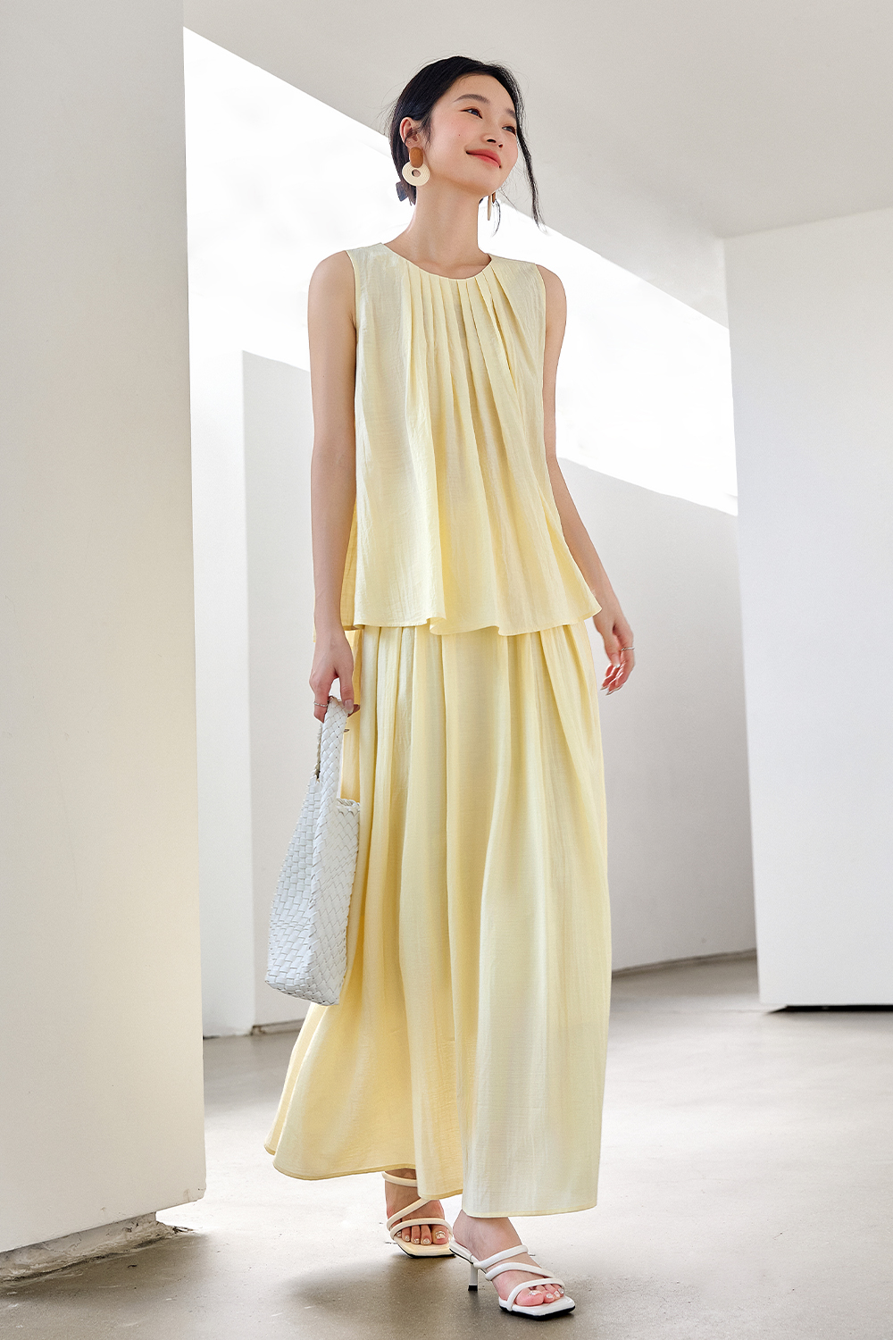 Simple Drape Casual Suit-VIMLYSTORE