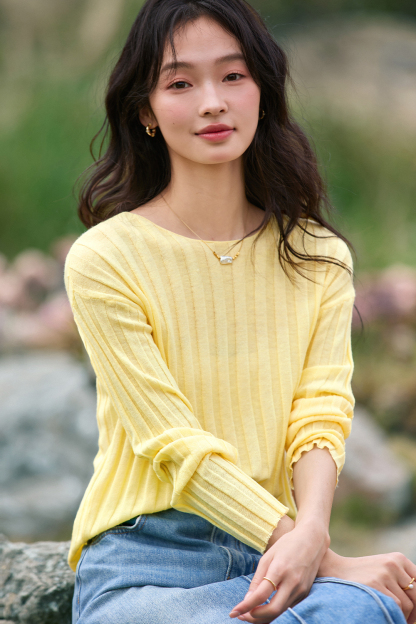 Fresh Ribbed Sweater