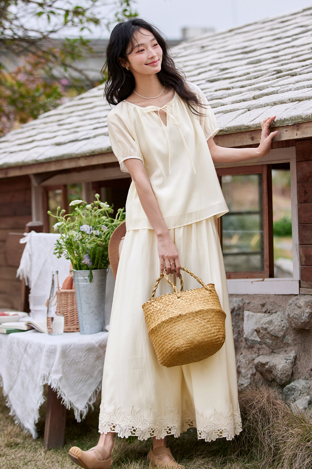 Pastoral Style Fairy Suit-VIMLYSTORE