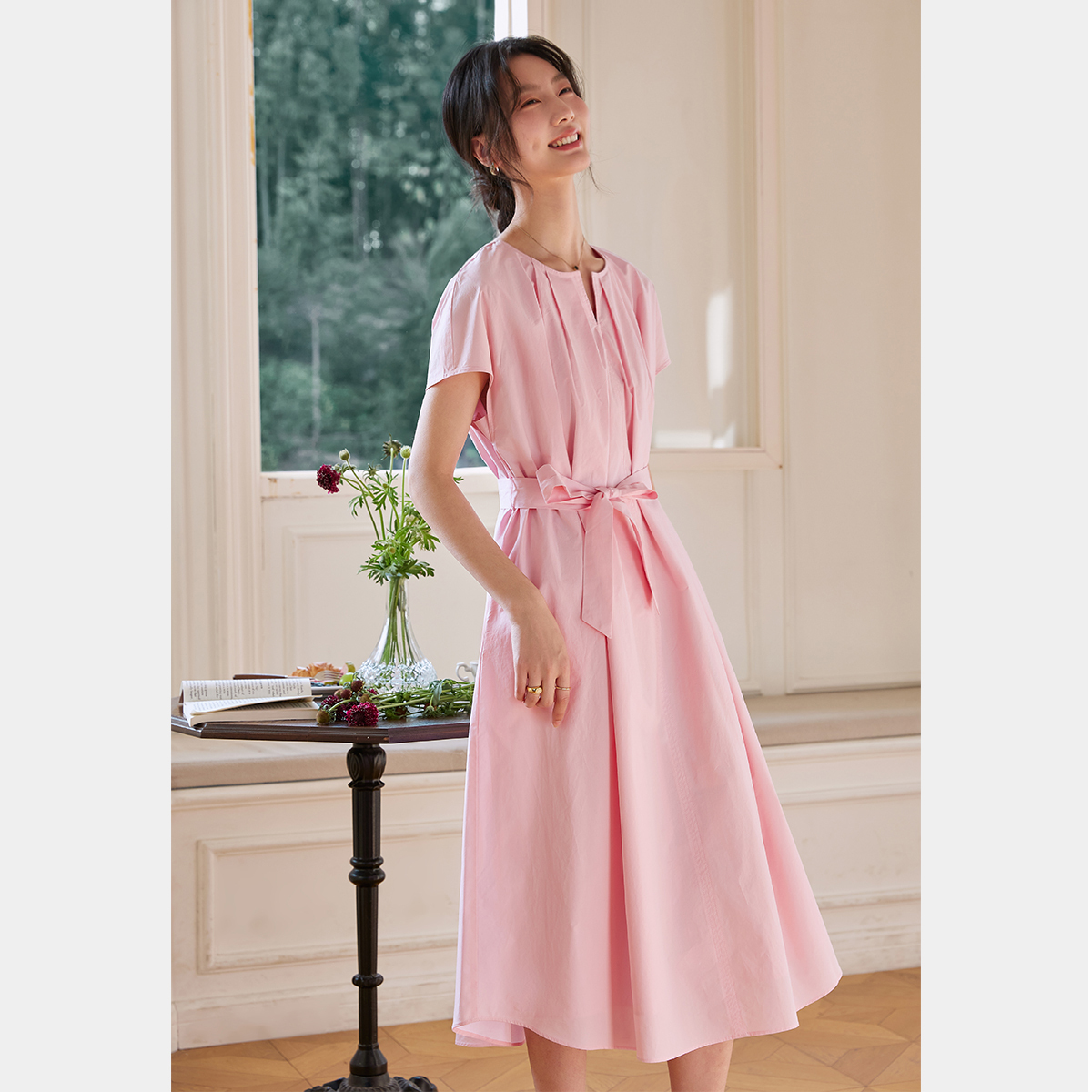 Pure Cotton Loose Straight Dress