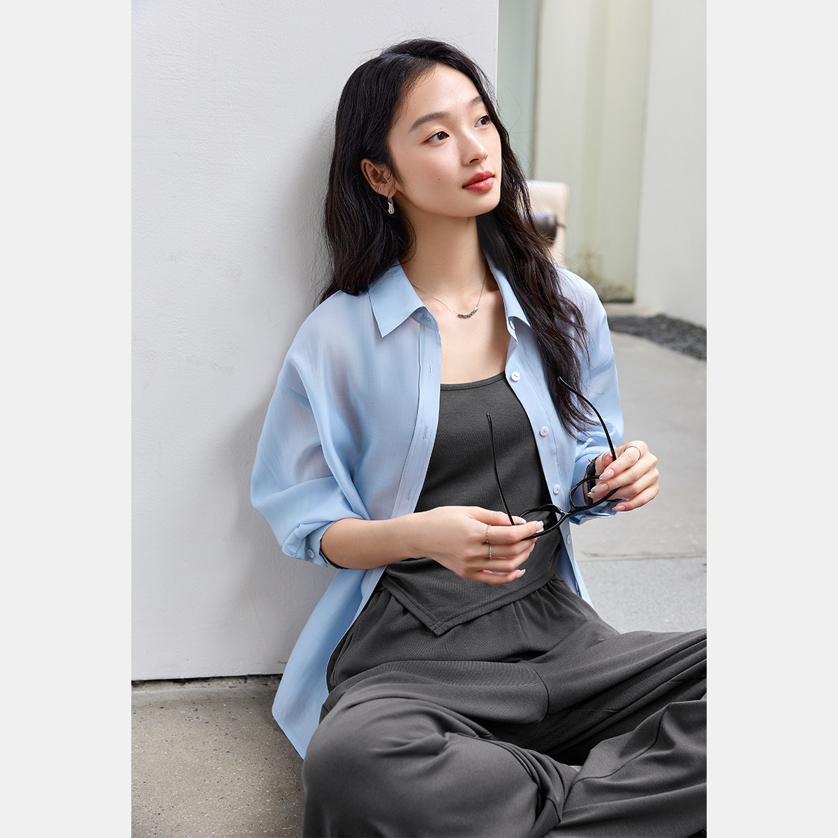 Lyocell Casual Three-Piece Suit