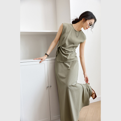 Slit Loose Casual Suit