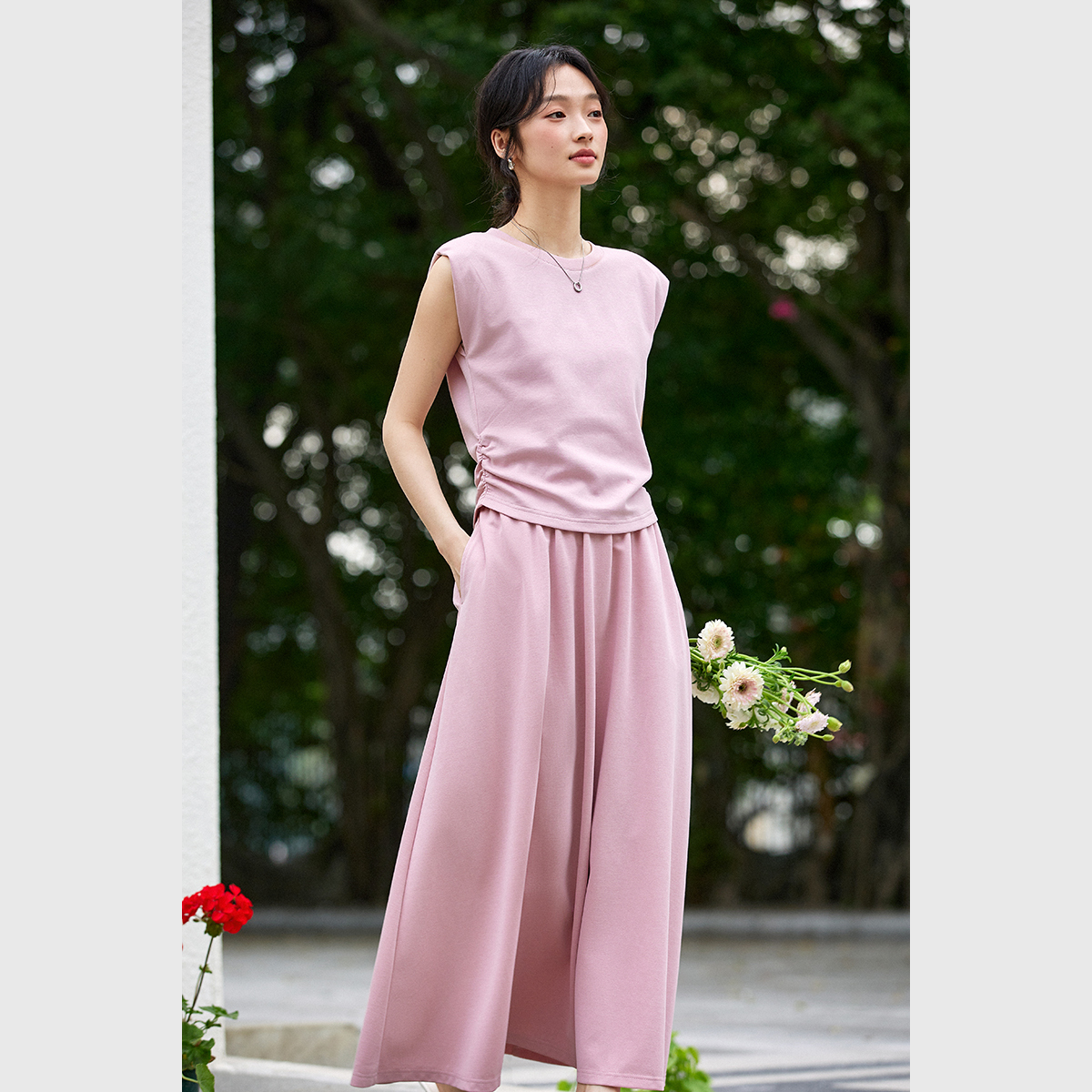 Cotton Loose Casual Suit