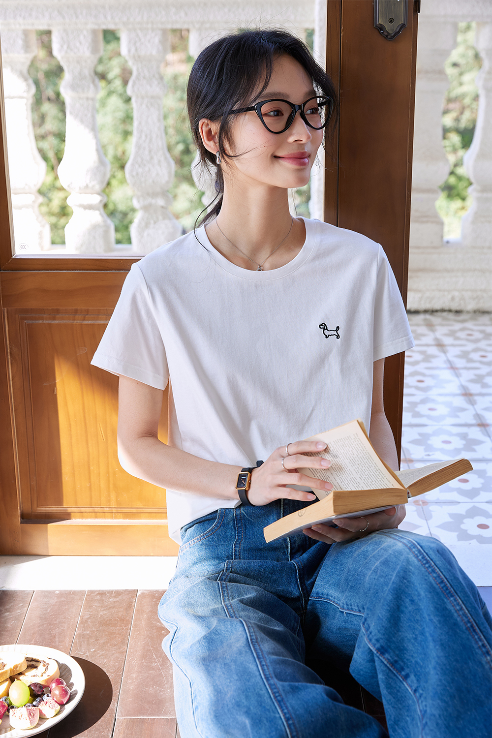 Lines Puppy Casual T-Shirt