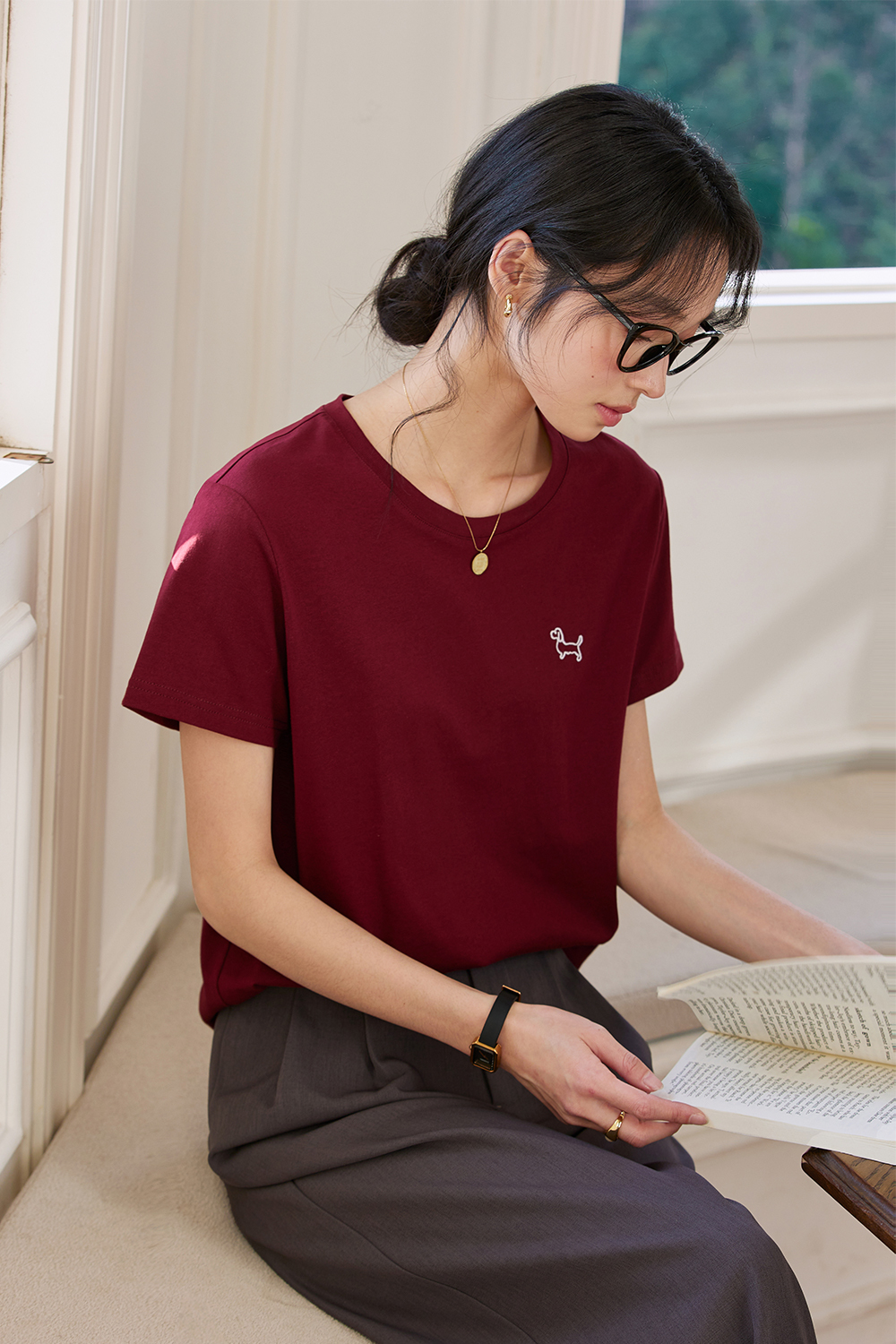 Lines Puppy Casual T-Shirt
