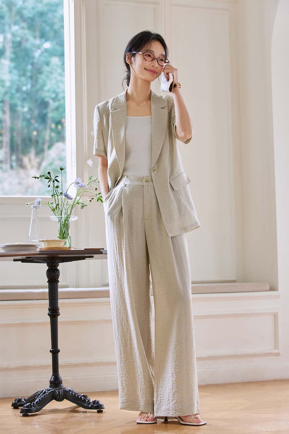 Casual Blazer Commuter Suit