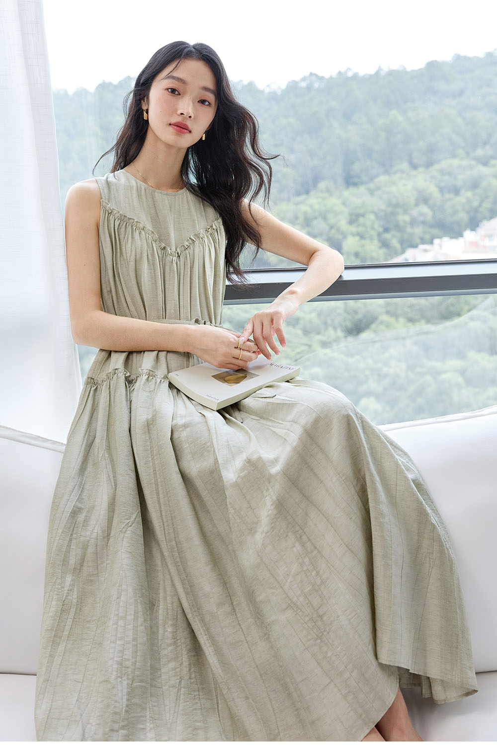 Ruffled Vintage Dress