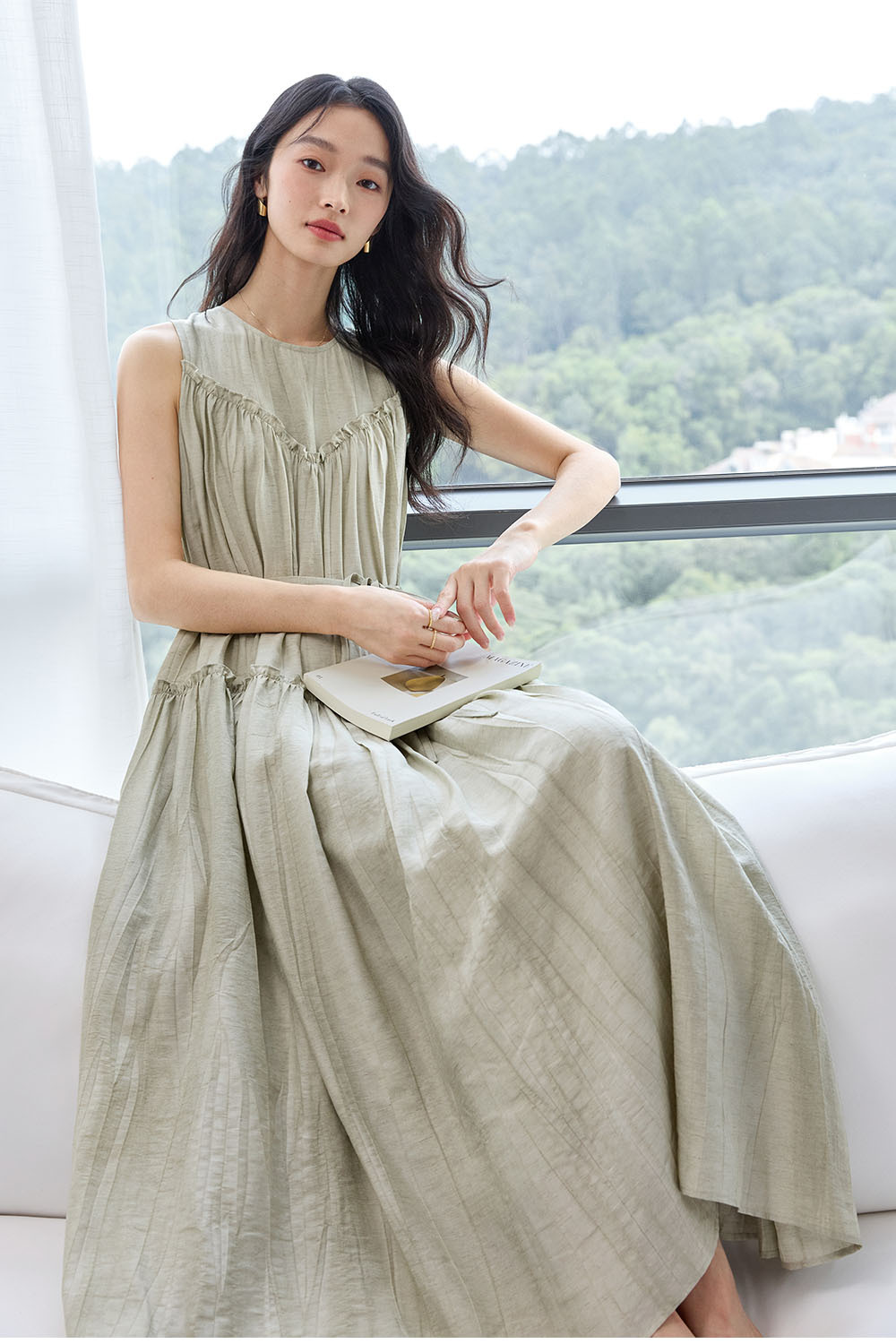 Ruffled Vintage Dress