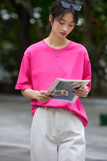 Solid Color Loose T-Shirt