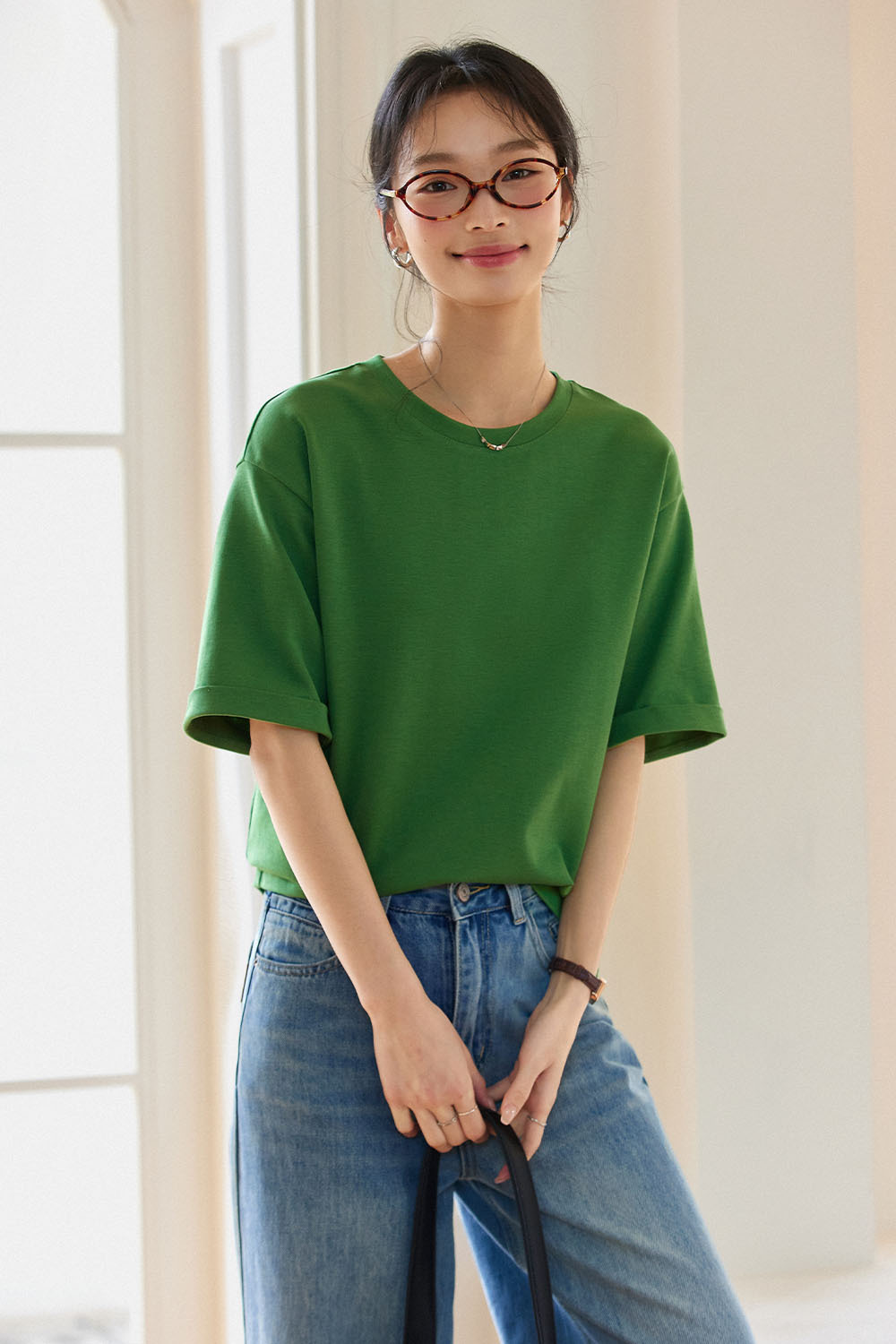 Solid Color Loose T-Shirt
