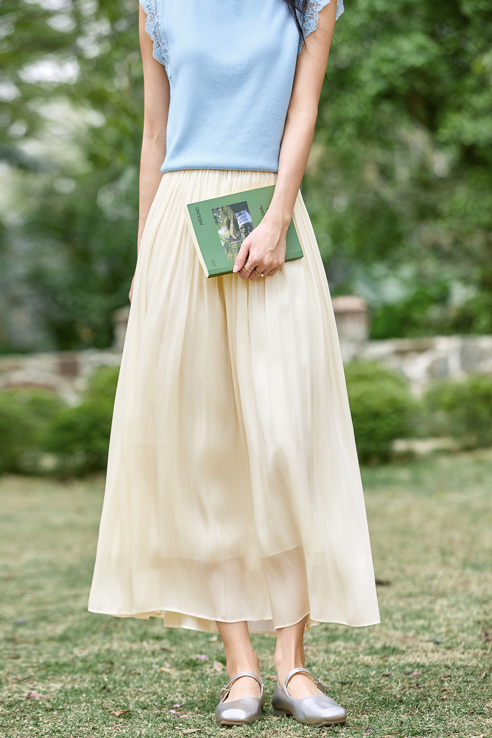 Lightweight And Flowing Loose Skirt-VIMLYSTORE