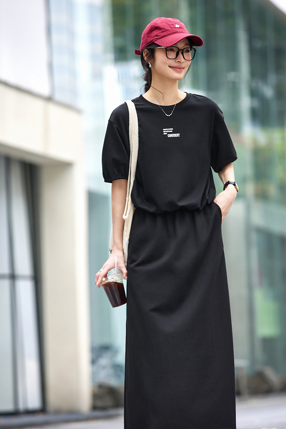 Casual Printed Knit Suit-VIMLYSTORE