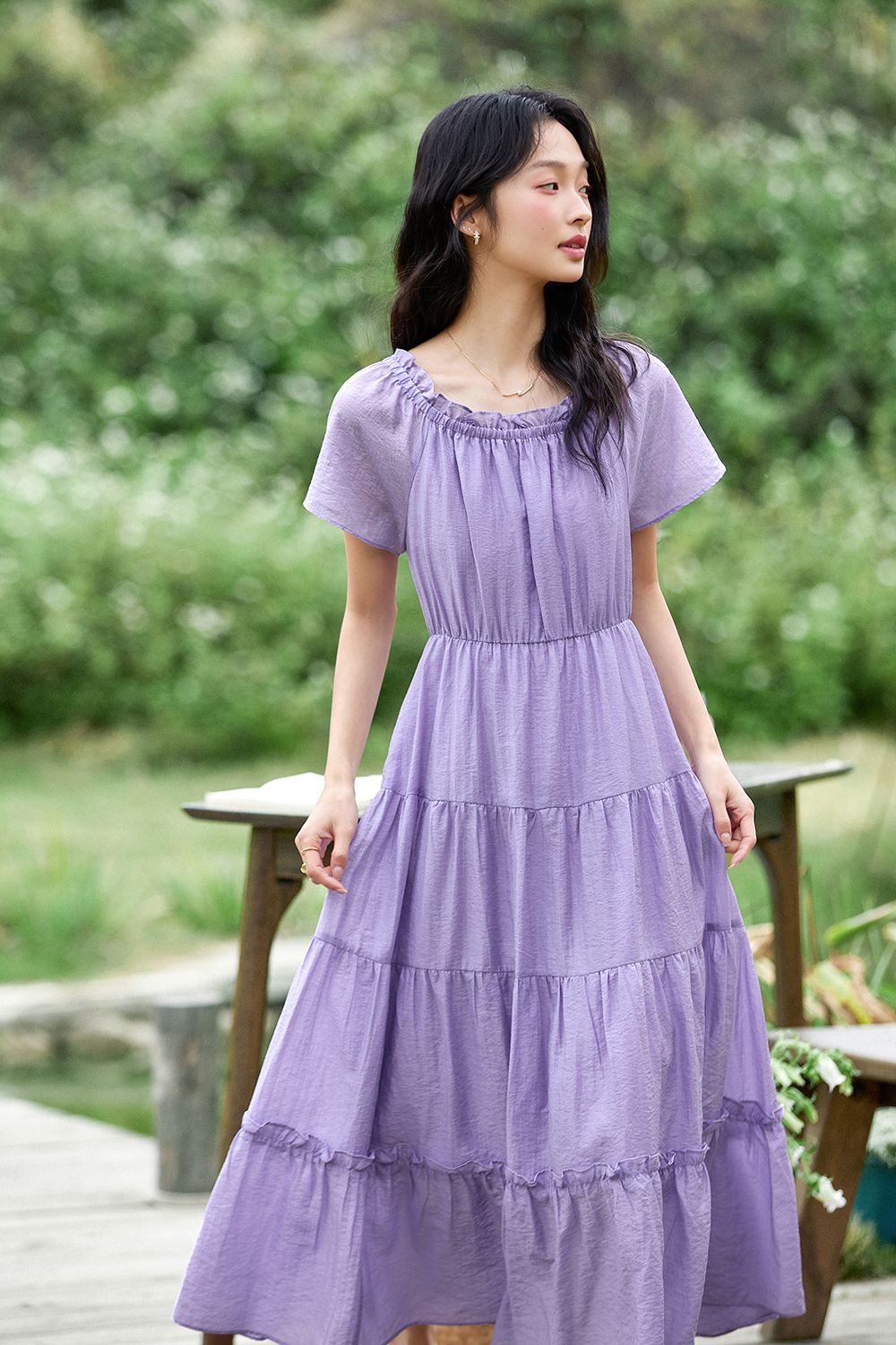 Elegant Loose Cake Dress-VIMLYSTORE