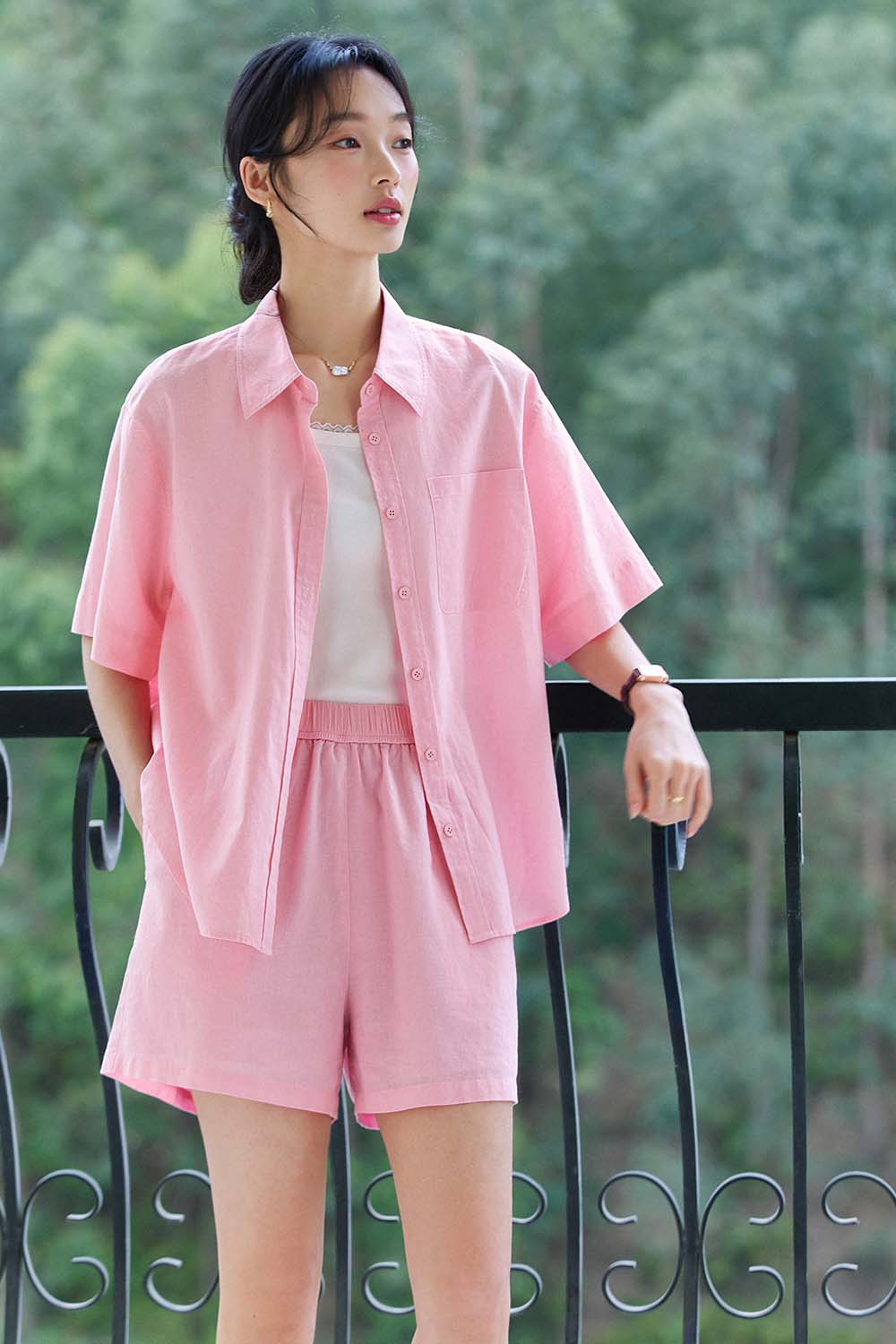 Cotton And Linen Blended