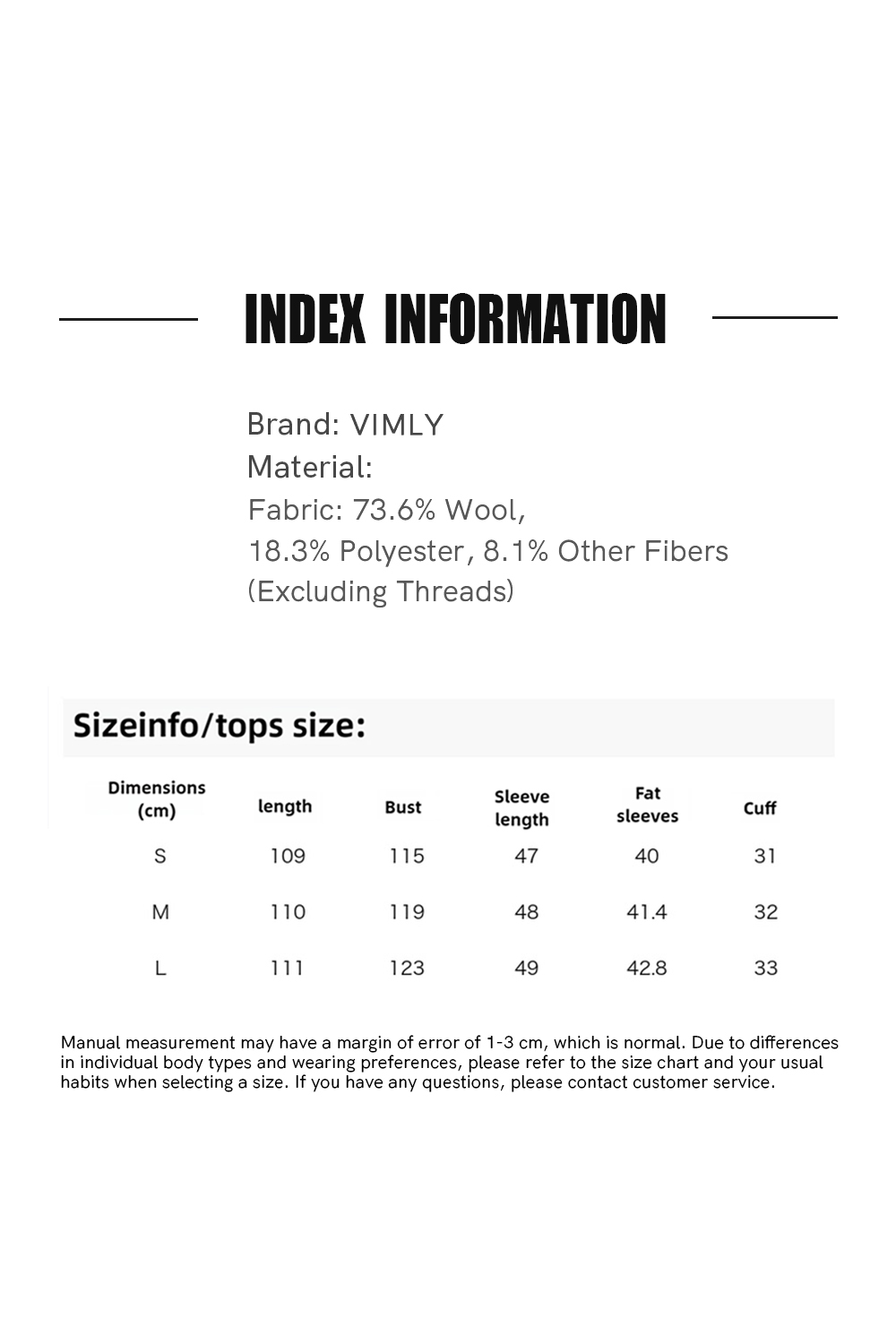 Warm Stand-Collar Long Overcoat