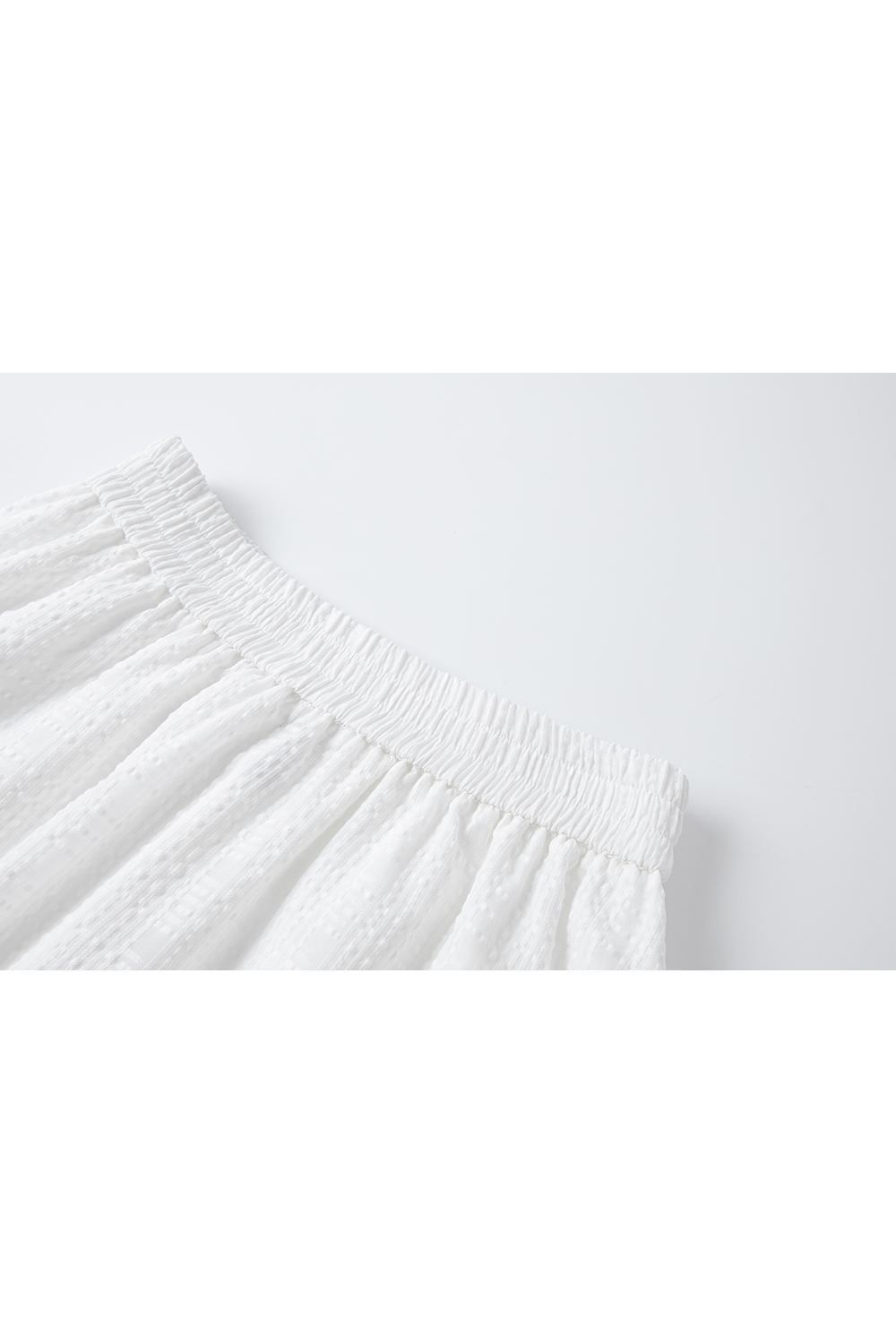 Simple U-Neck Top with High-Waist Skirt Set-VIMLYSTORE