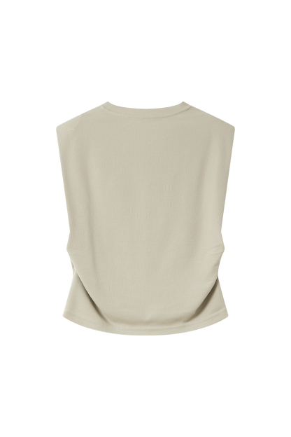 Round Neck Embroidered Top with A-Line Skirt Set