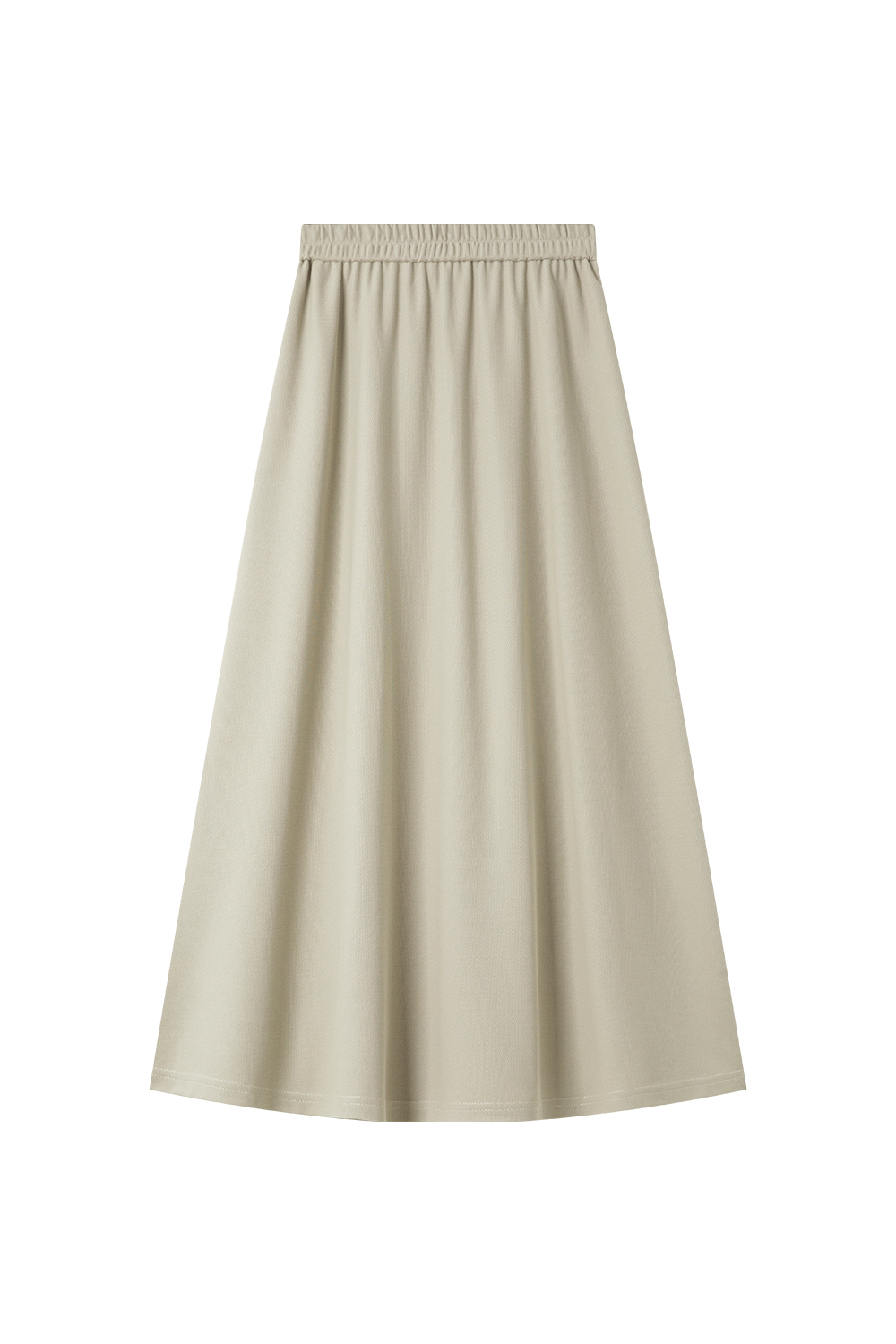 Round Neck Embroidered Top with A-Line Skirt Set