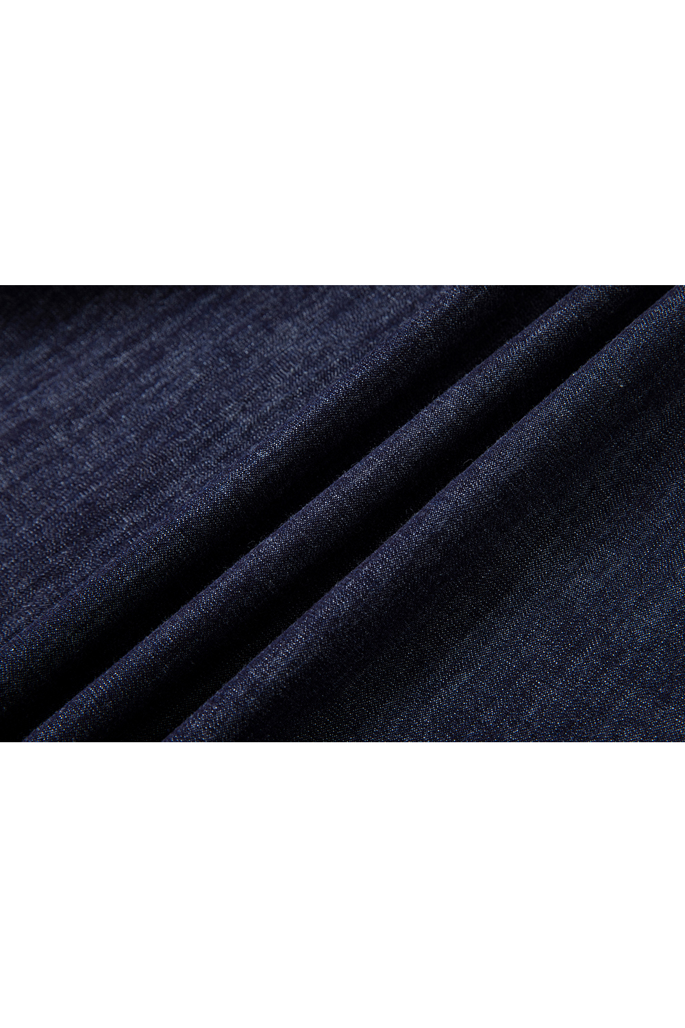 Denim A-Line Skirt with Contour Waistband-VIMLYSTORE