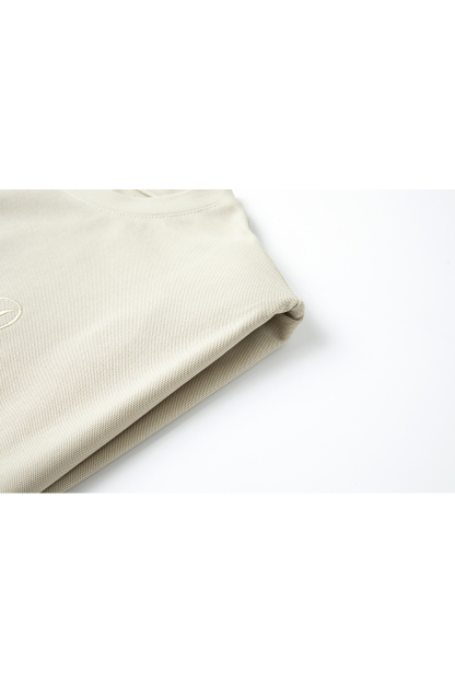 Round Neck Embroidered Top with A-Line Skirt Set
