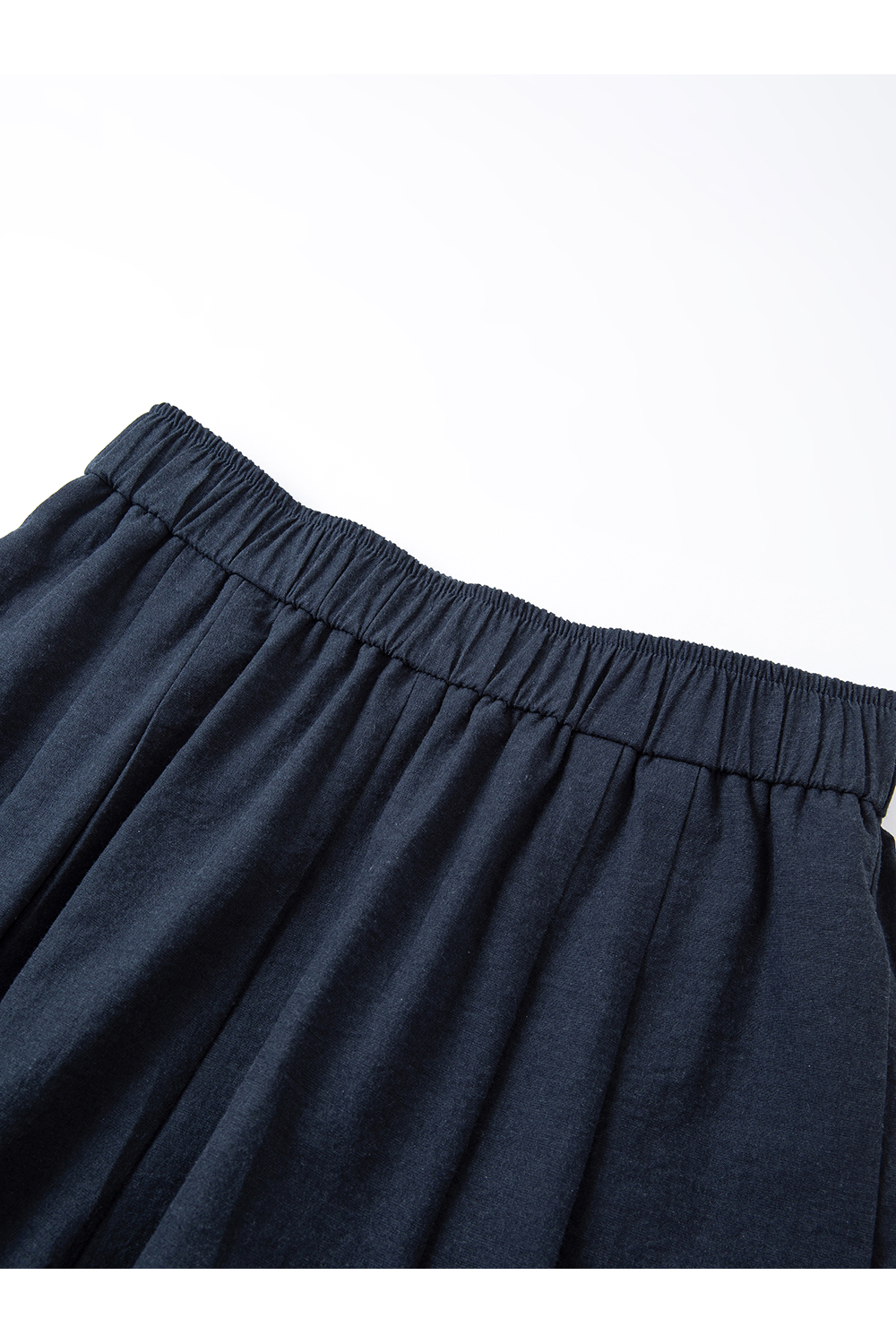 Blue plaid shirt and wide-leg pants-VIMLYSTORE