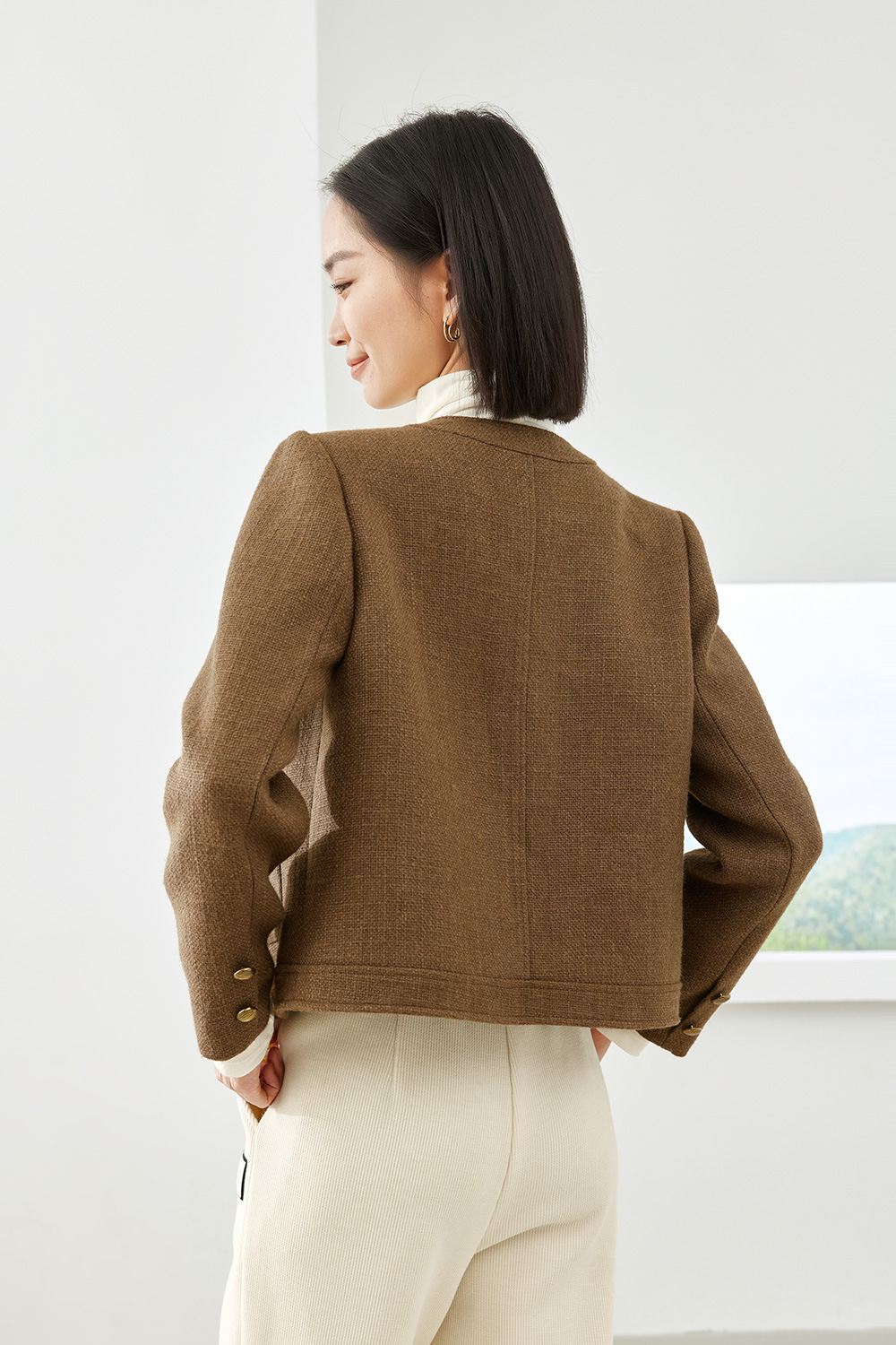 Thick warm casual jacket