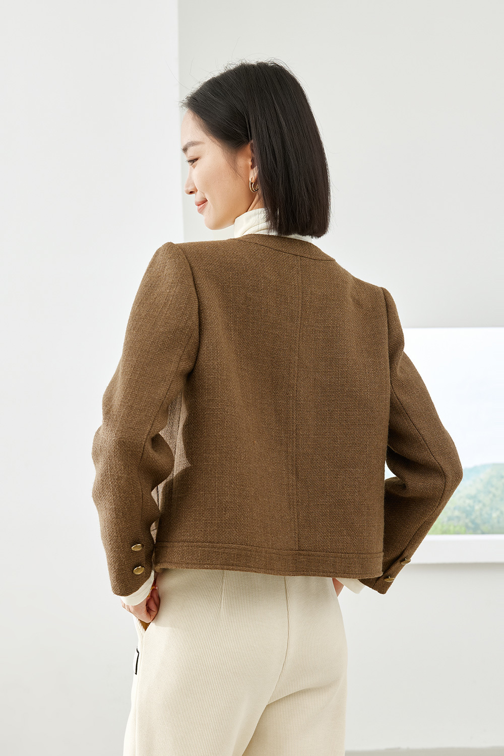 Thick warm casual jacket