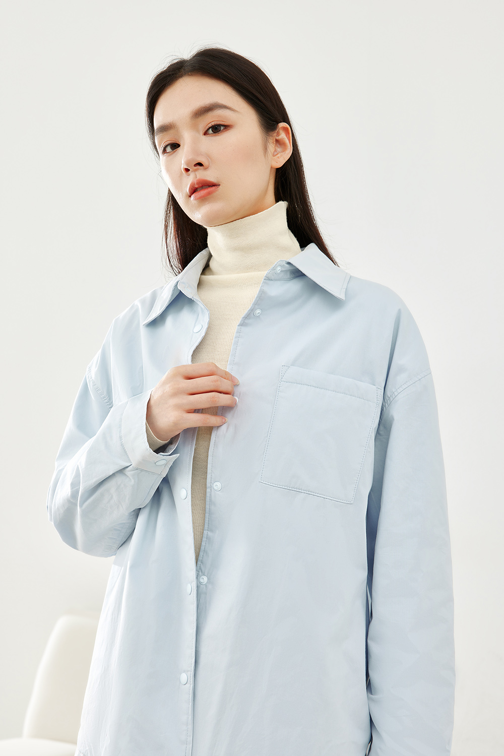 Classic Solid Color Cotton Jacket