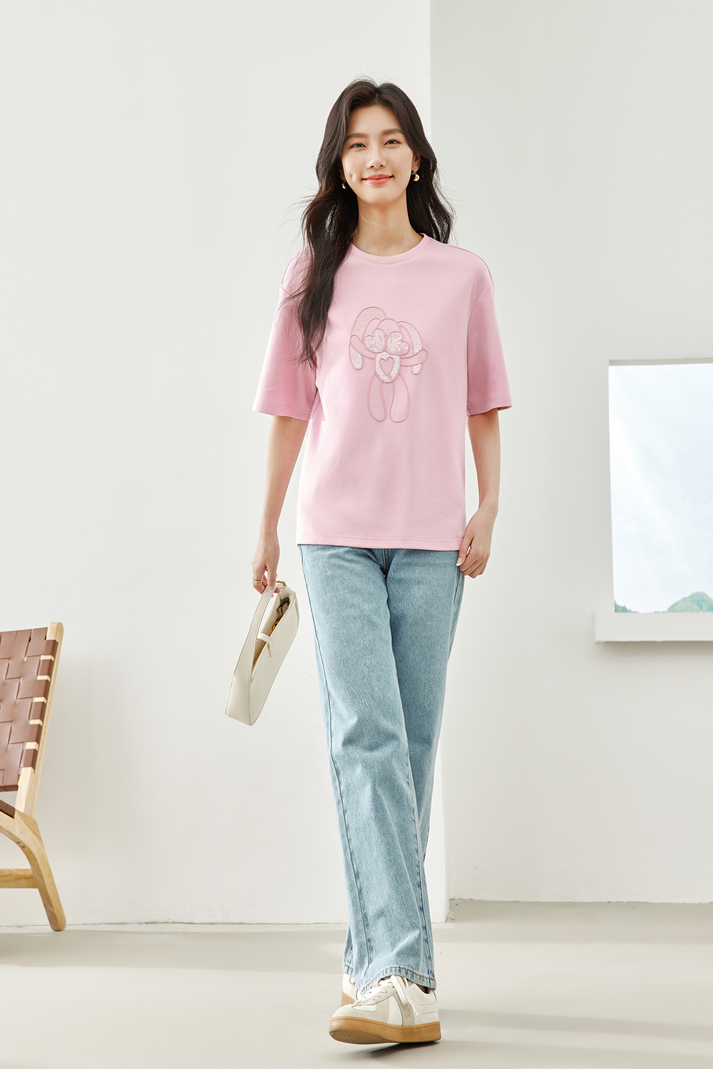 Casual Solid Color T-Shirt-VIMLYSTORE