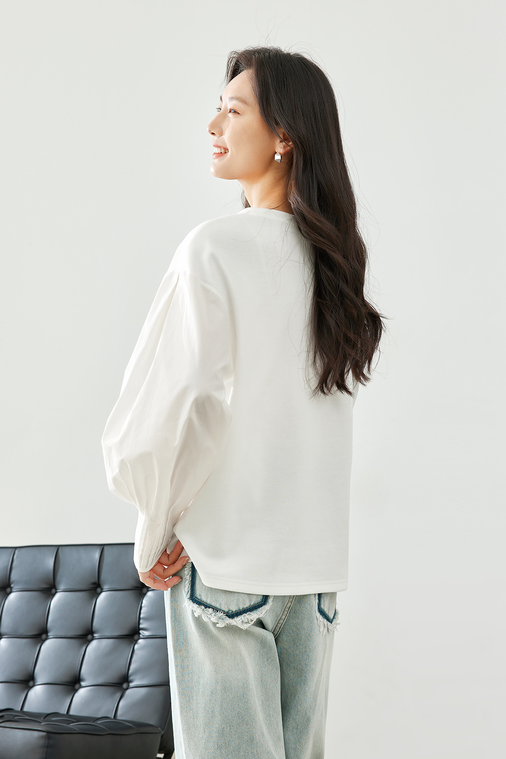 Fashionable Round Neck T-Shirt-VIMLYSTORE