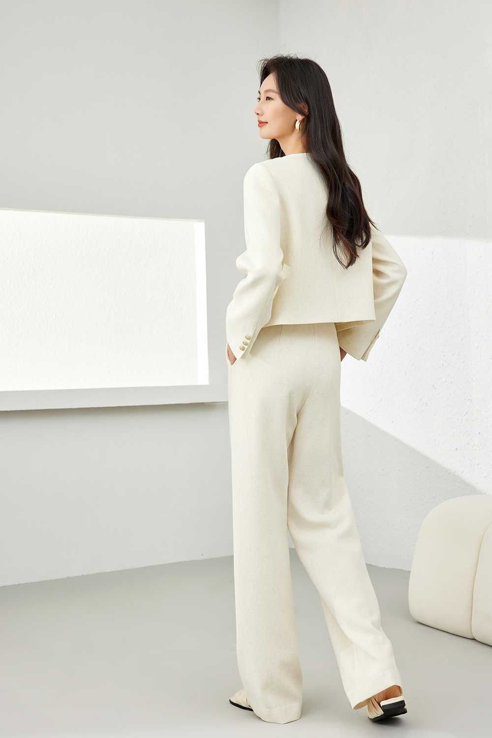 Casual and Elegant Two-Piece Set