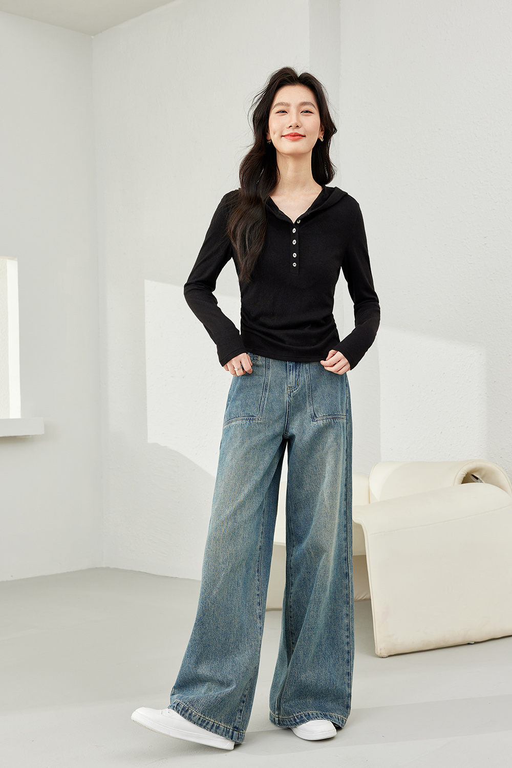 Versatile Slim-Fit Hooded T-Shirt-VIMLYSTORE