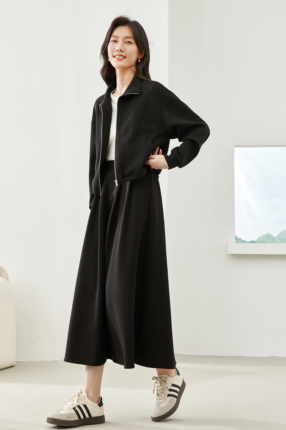 Fashionable Casual Two Piece Suit Skirt