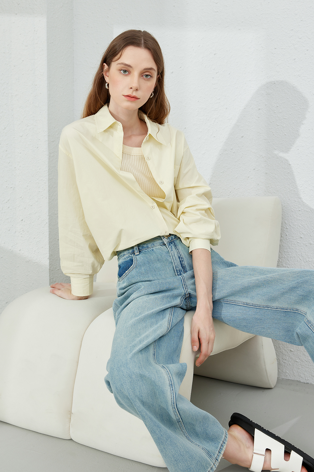 Pure Cotton Fresh Style Shirt