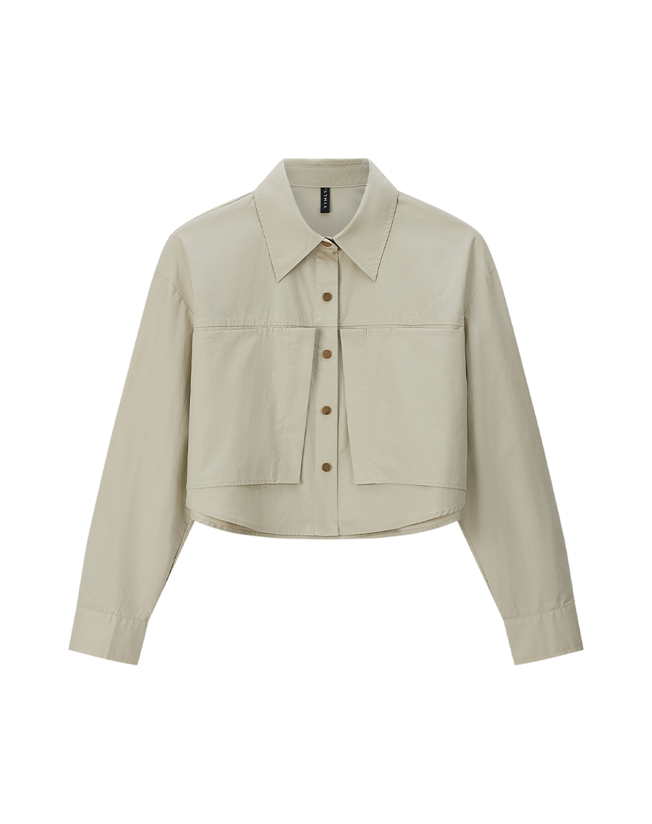 Lapel Patch Shirt