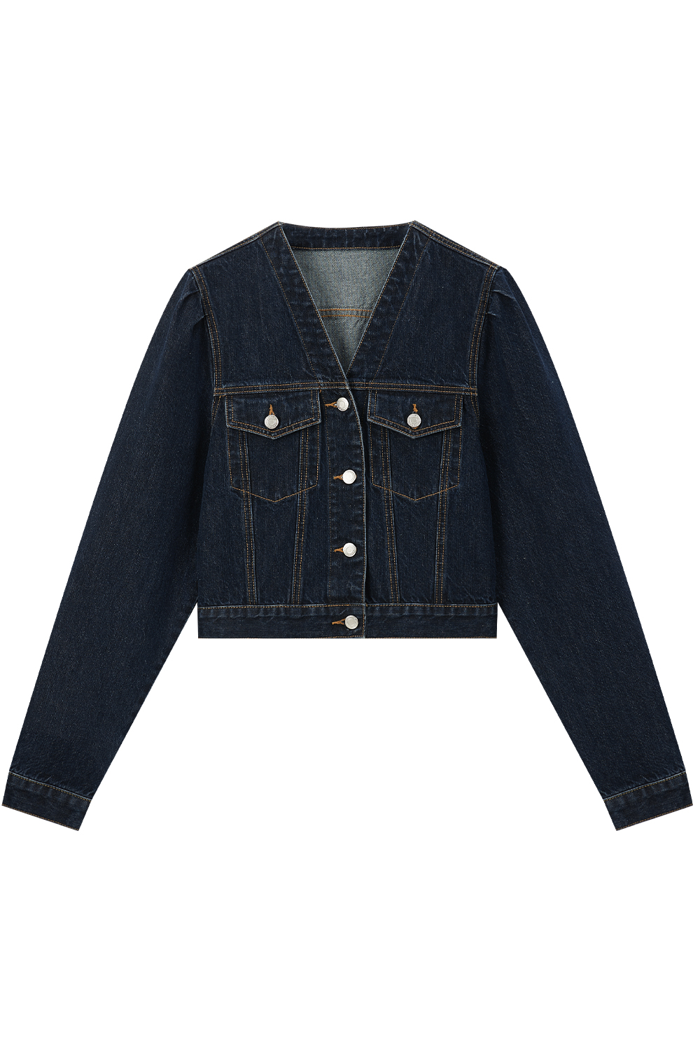 Casual Denim Short Jacket-VIMLYSTORE