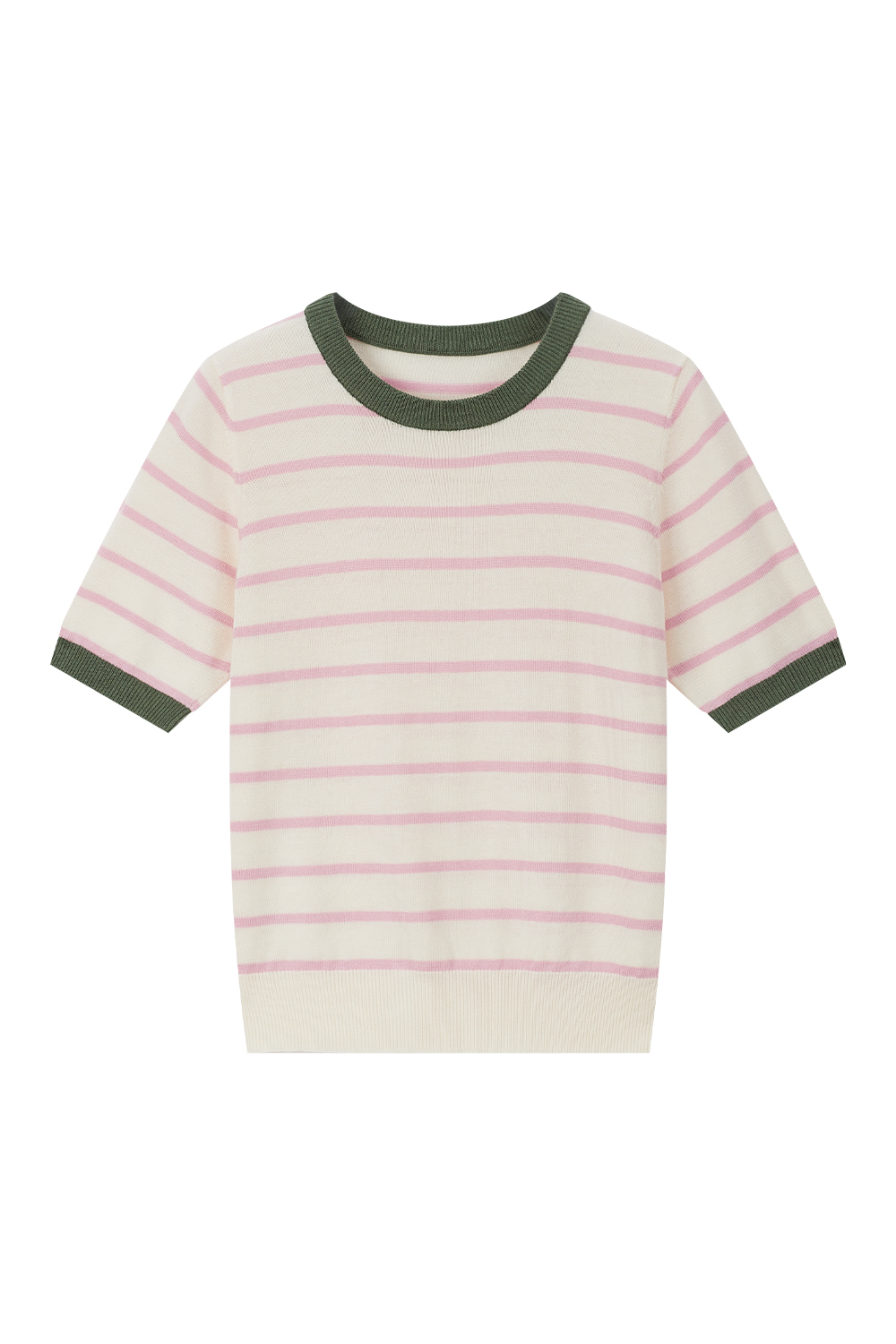 Fashionable Contrast Color Sweater