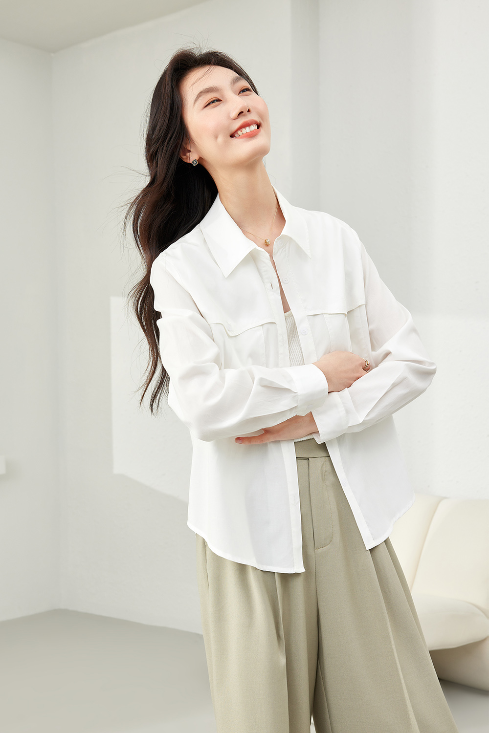 Lyocell Vintage Shirt-VIMLYSTORE