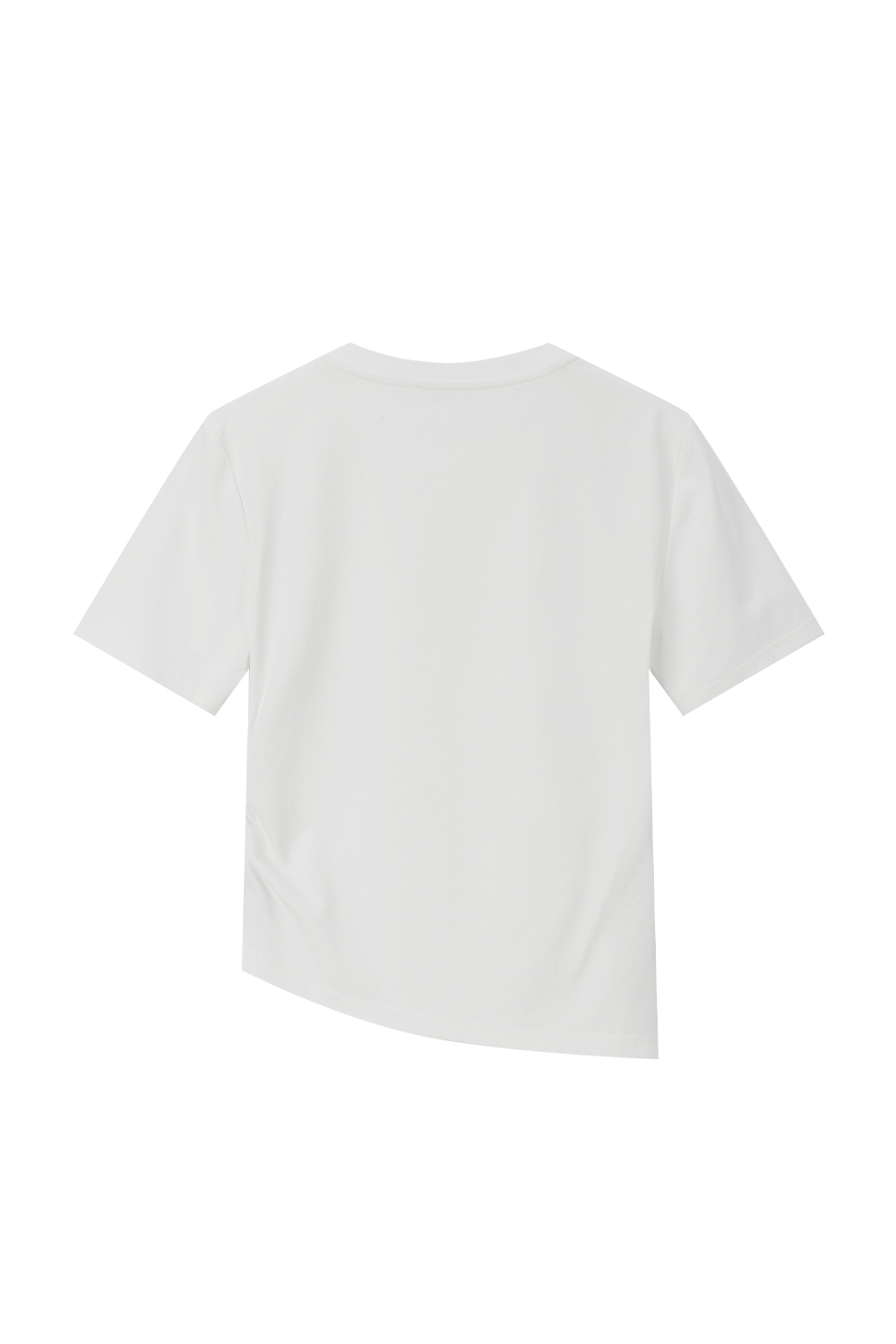 Waist Cinched Split Hem  T-Shirt