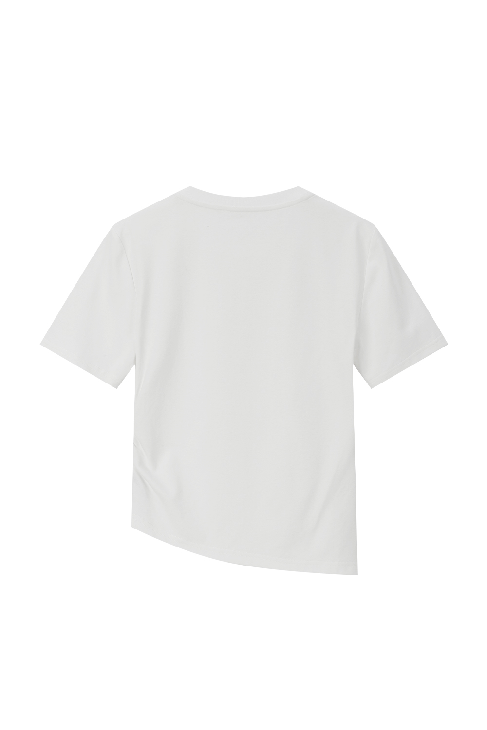 Waist Cinched Split Hem T-Shirt
