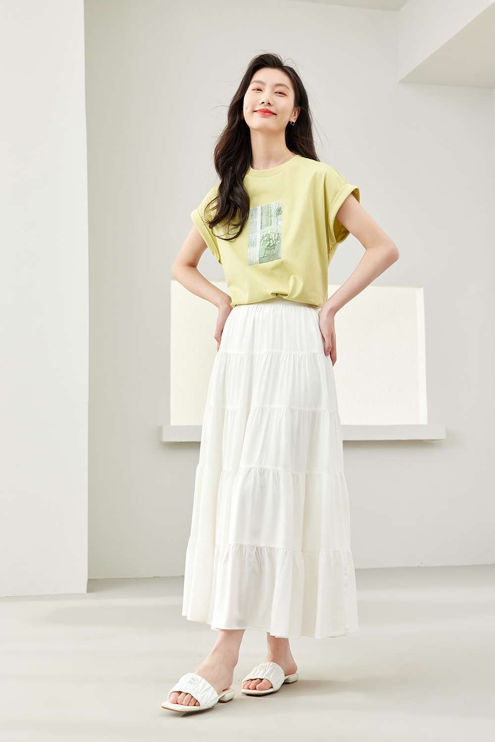 Loose A-Line Cake Skirt