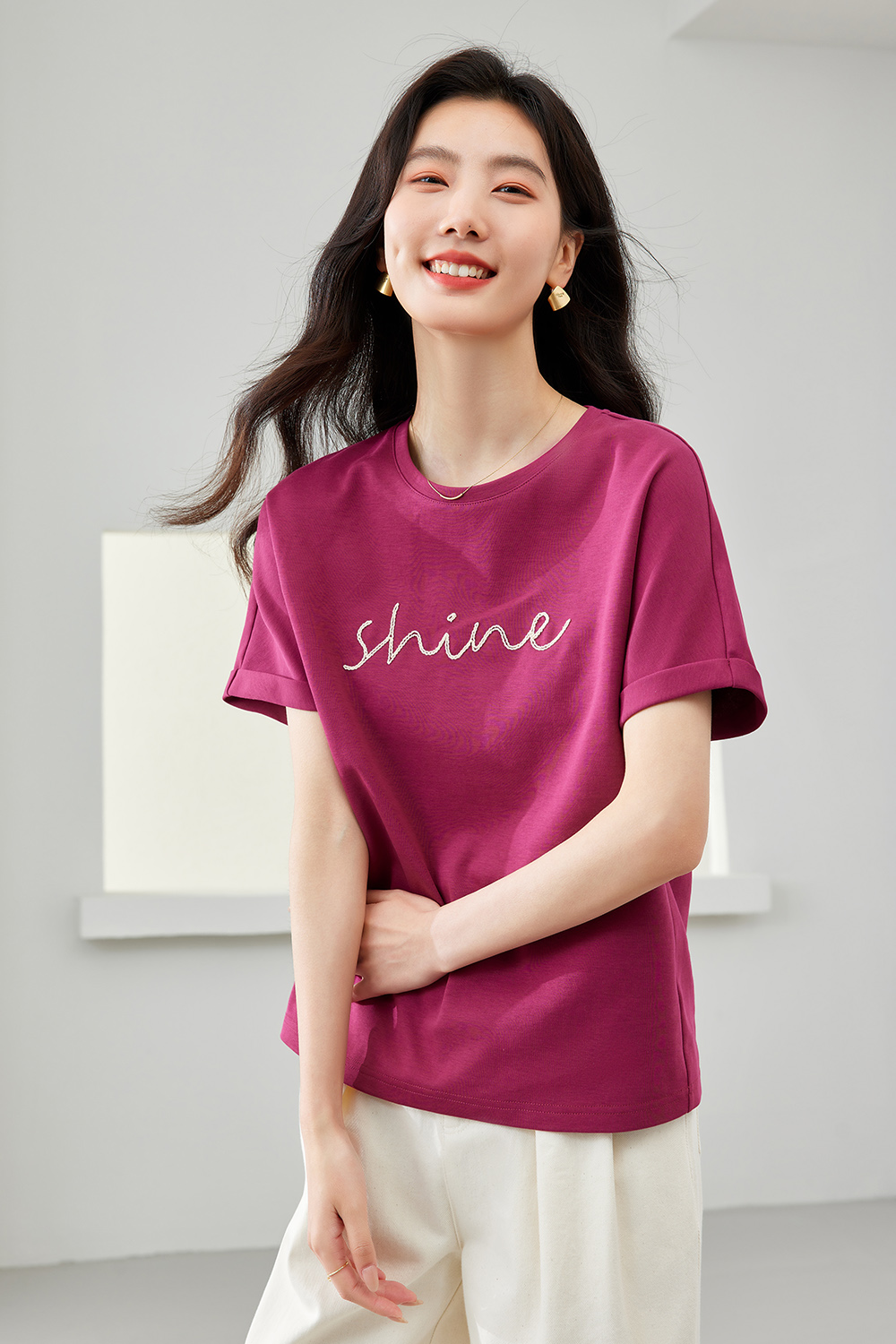 Simple Letter T-Shirt