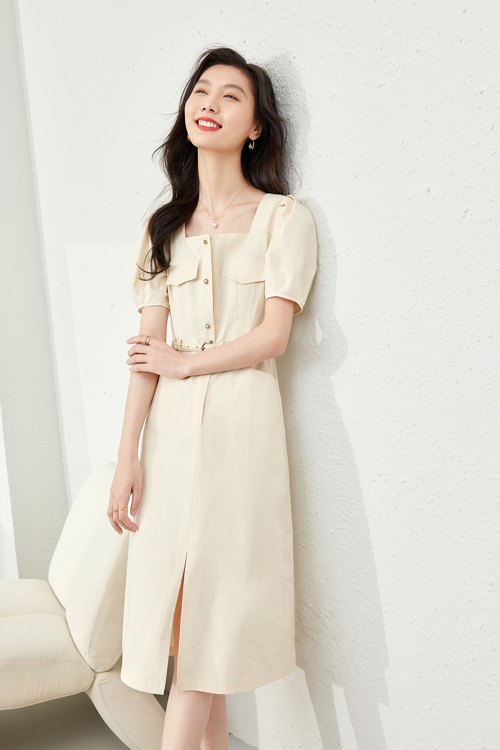 Small Fresh Waisted A-Line Skirt-VIMLYSTORE