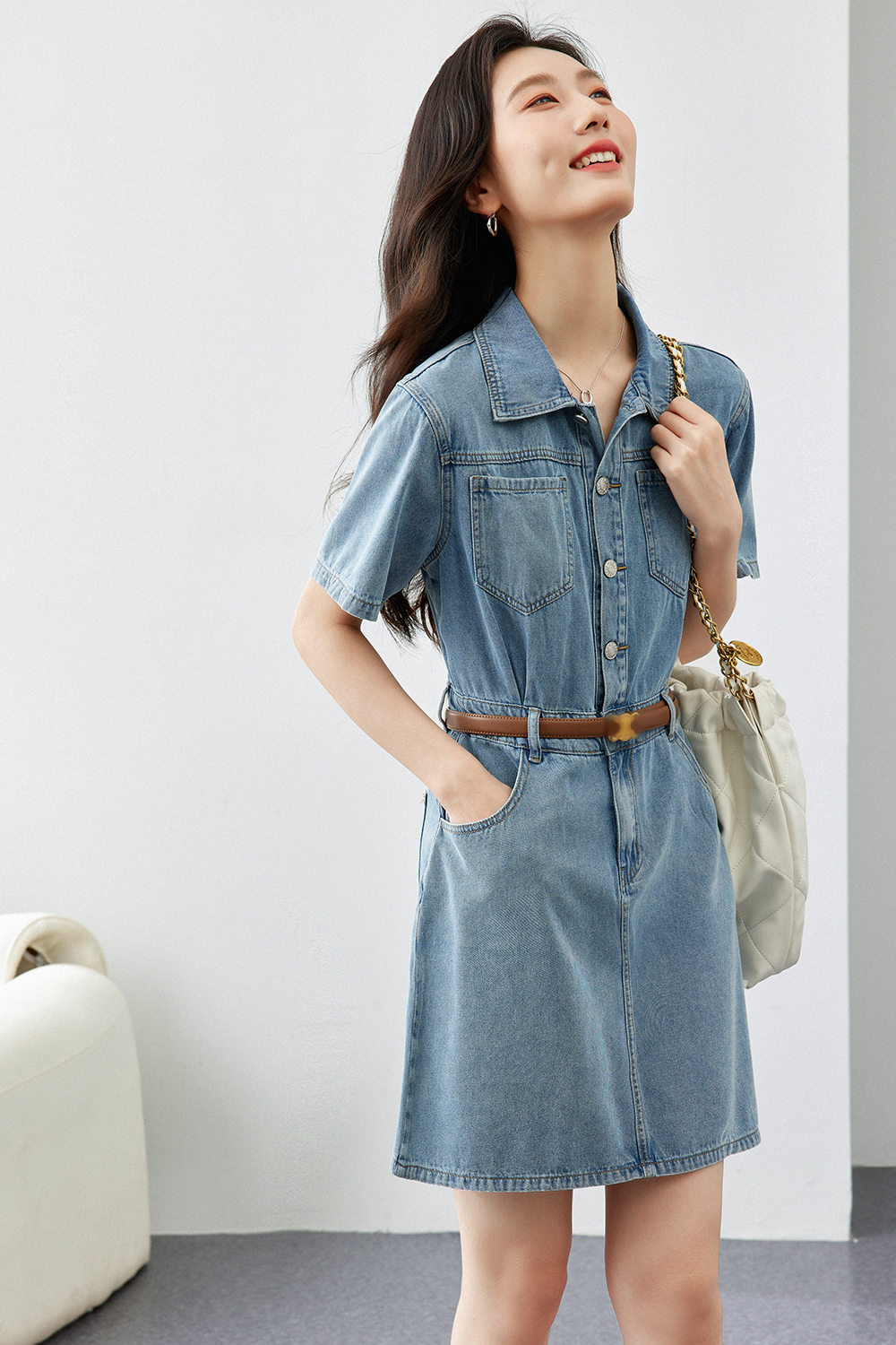 Shirt Denim Dress