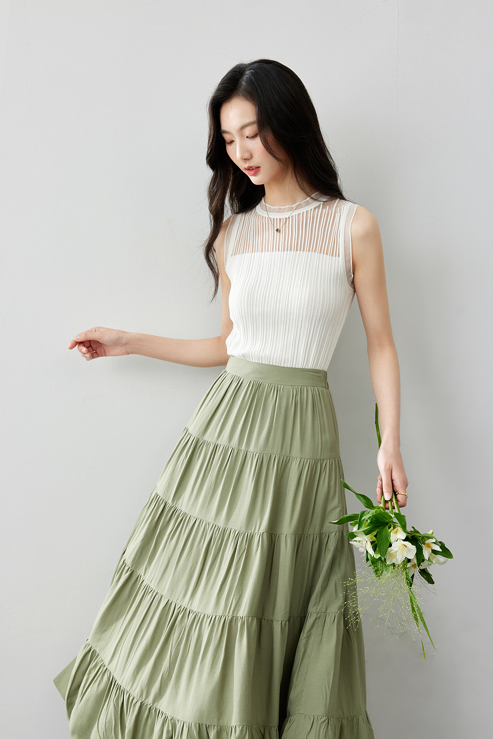 Loose A-Line Cake Skirt