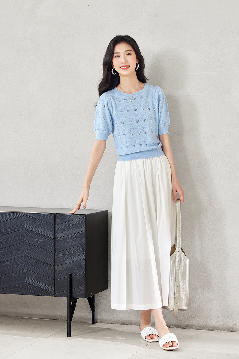 Sunshine Cotton Crew Neck Sweater