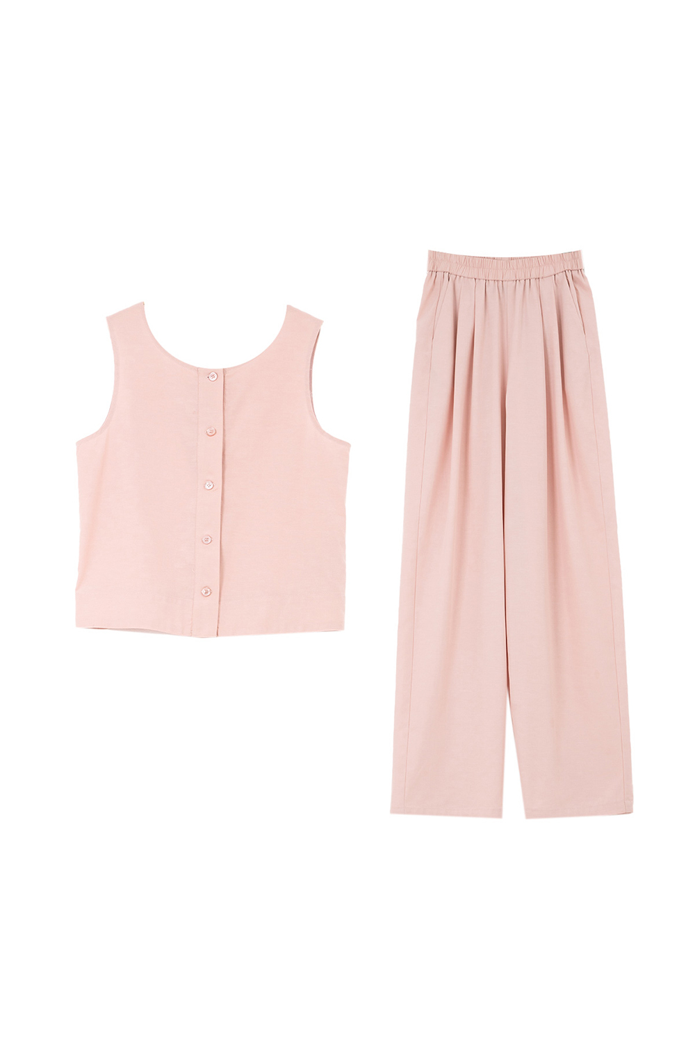 Simple Elegant Tencel Two-Piece Set